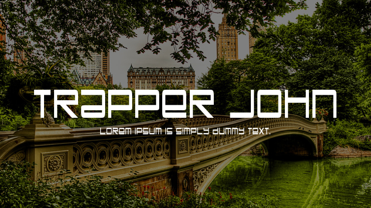 Trapper John Font