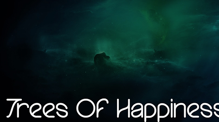 Trees Of Happiness Font