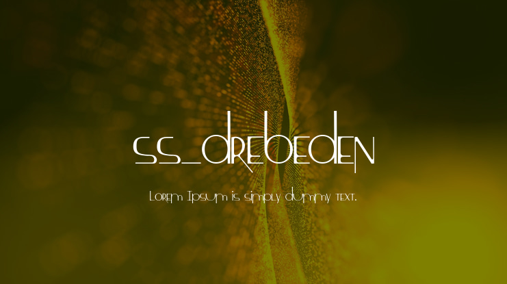 ss_drebeden Font
