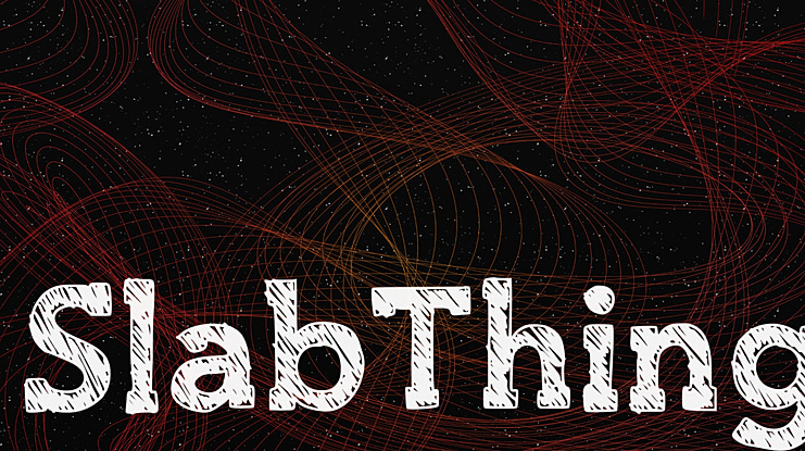 SlabThing Font