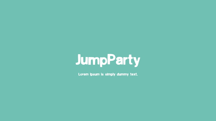 JumpParty Font
