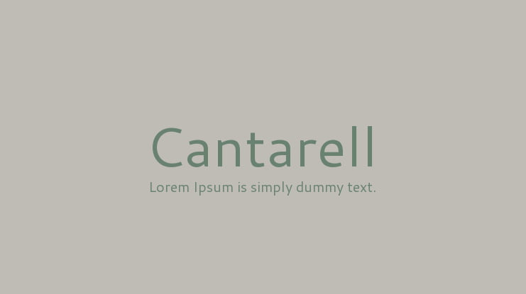Cantarell Font Family