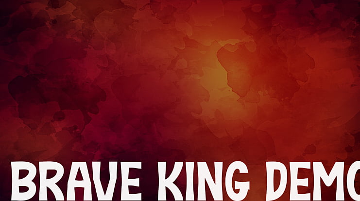 Brave King Demo Font