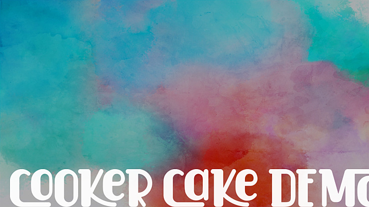 Cooker Cake Demo Font