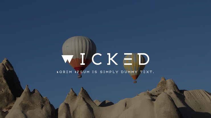 Wicked Font Family