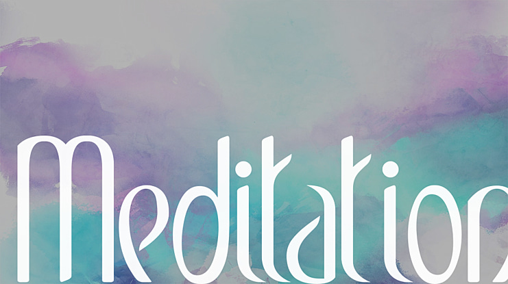 Meditation Font