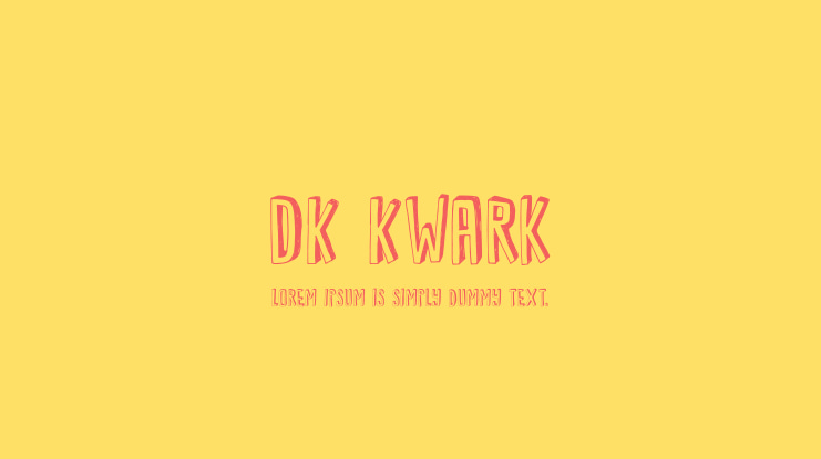 DK Kwark Font