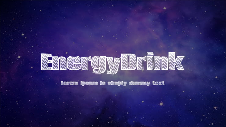 EnergyDrink Font