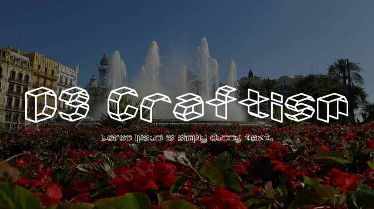 D3 Craftism Font