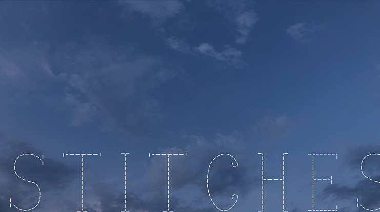 stitches Font Family