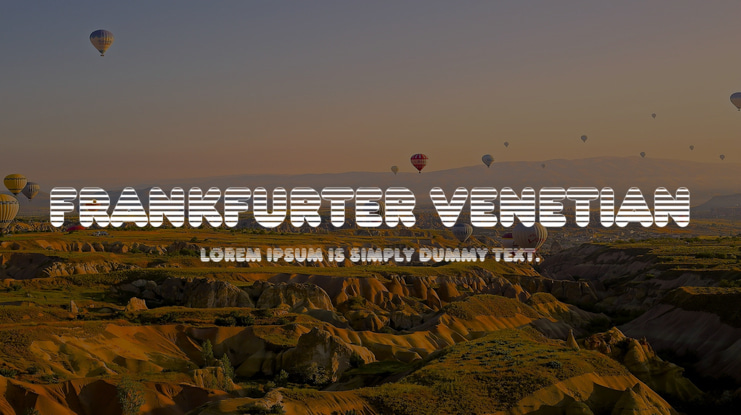 Frankfurter Venetian Font