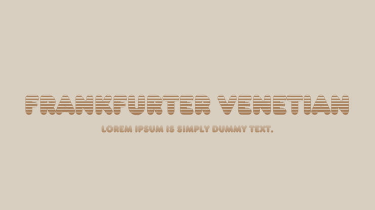 Frankfurter Venetian Font