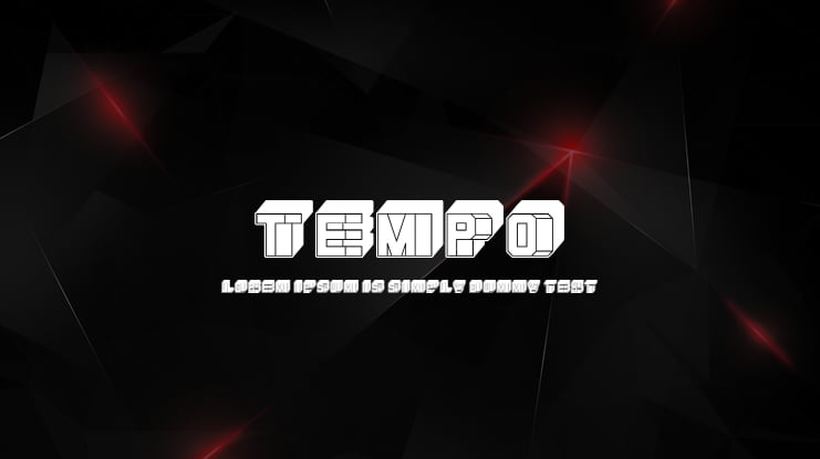 Tempo Font Family