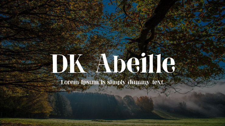 DK Abeille Font