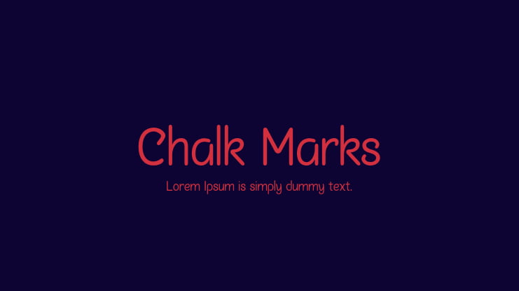Chalk Marks Font Family
