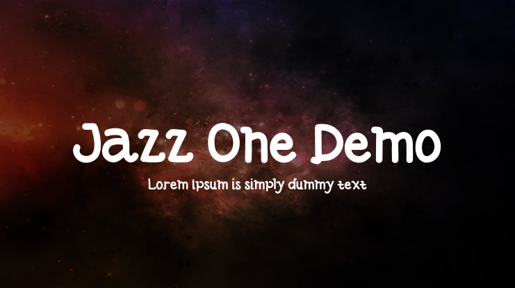 Jazz One Demo Font