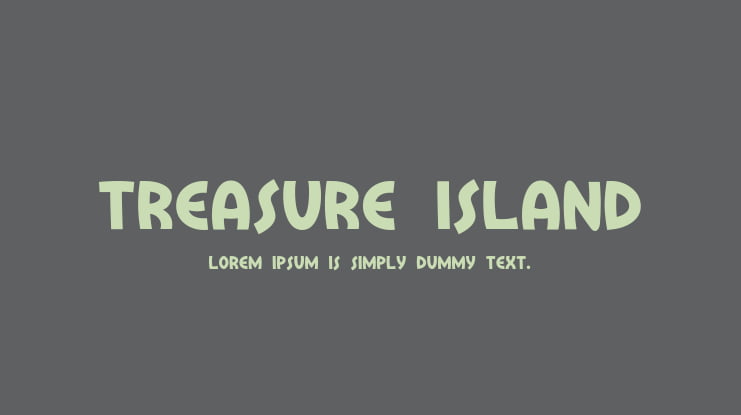 Treasure Island Font