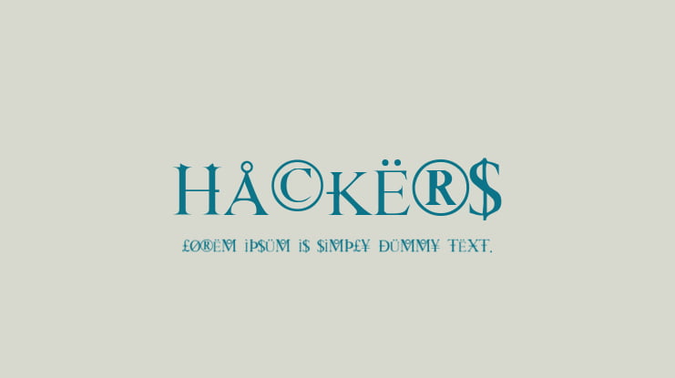Hackers Font