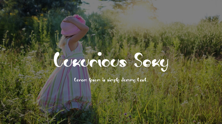 Luxurious Sexy Font Family