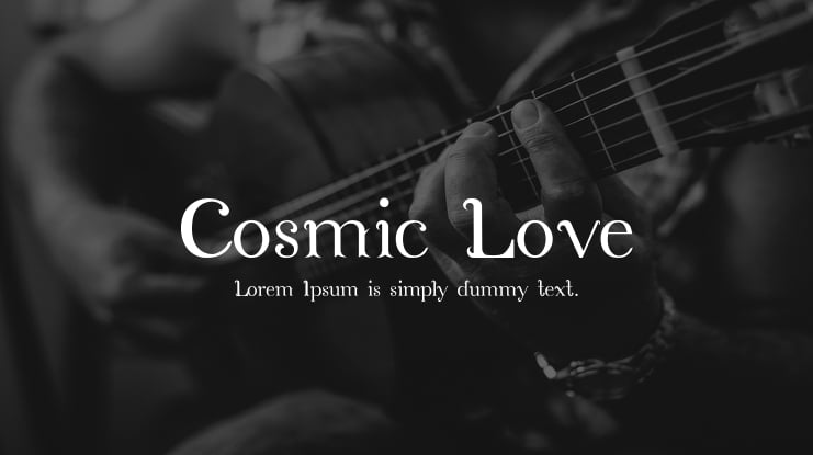 Cosmic Love Font