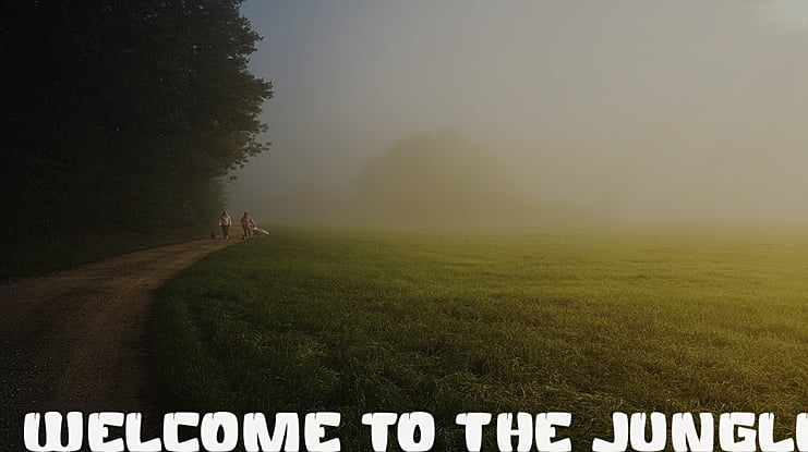 WELCOME TO THE JUNGLE Font