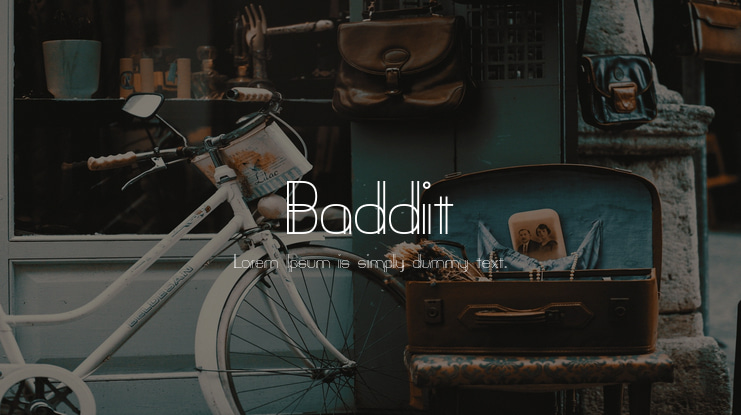 Baddit Font