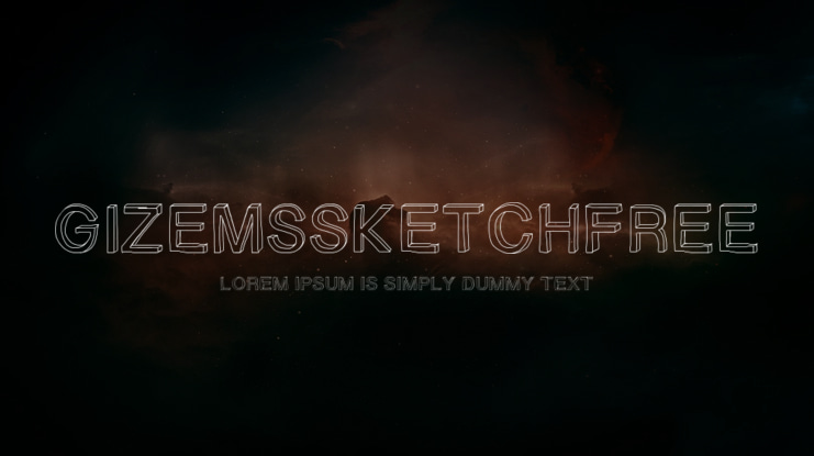 GizemsSketchFree Font