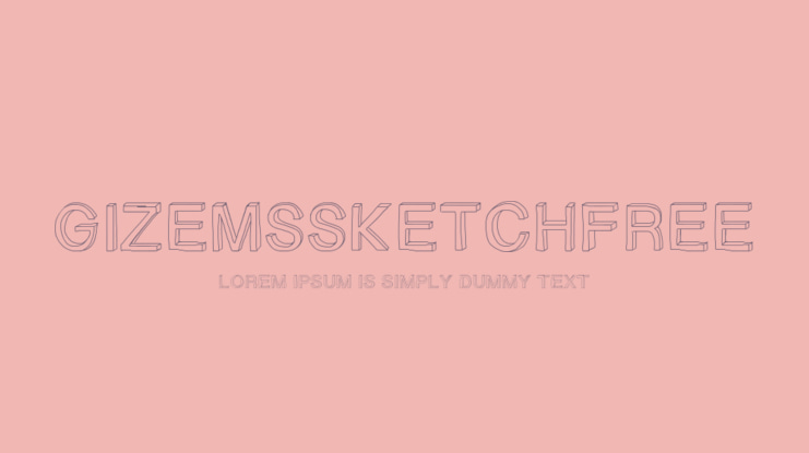 GizemsSketchFree Font
