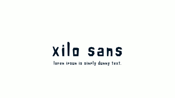 xilo-sans Font