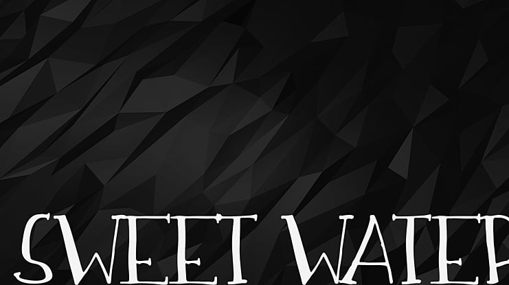 Sweet Water Font