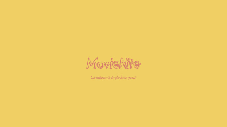 MovieNite Font