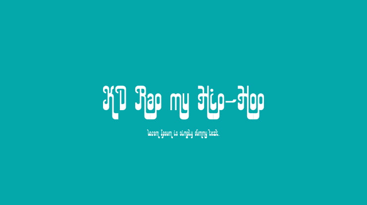 KD Rap my Hip-Hop Font