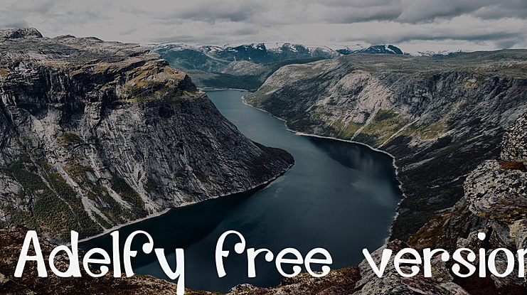 Adelfy_free-version Font