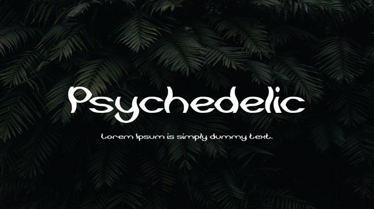 Psychedelic Font Family