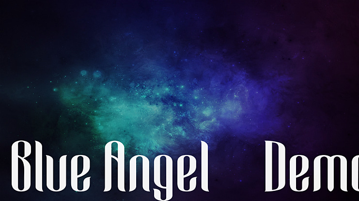 Blue Angel - Demo Font
