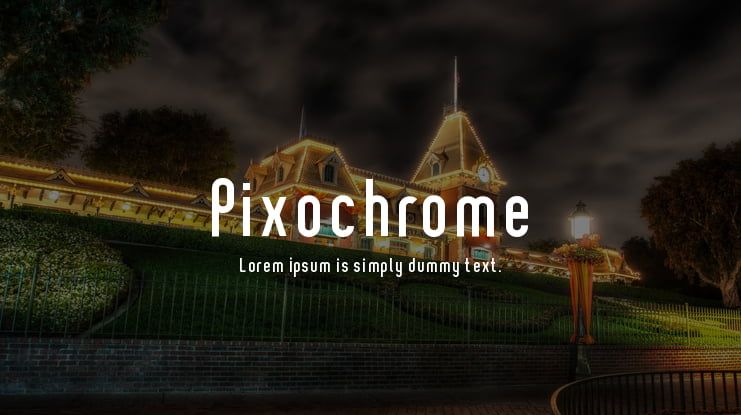 Pixochrome Font