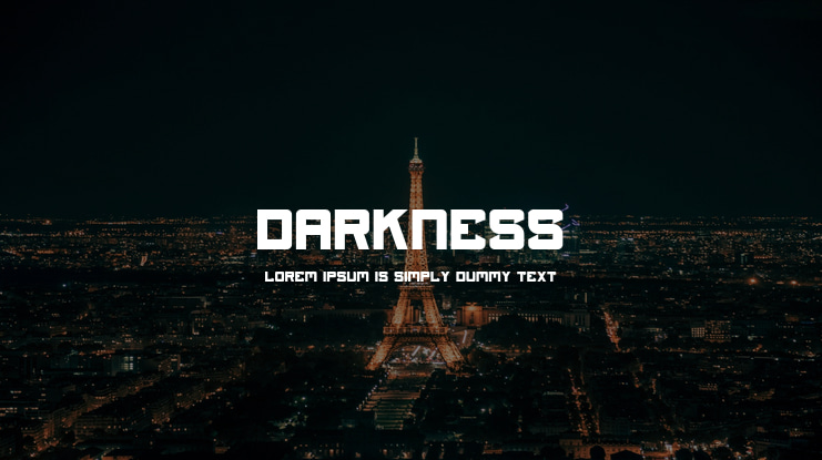 Darkness Font