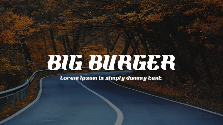 BIG BURGER Font