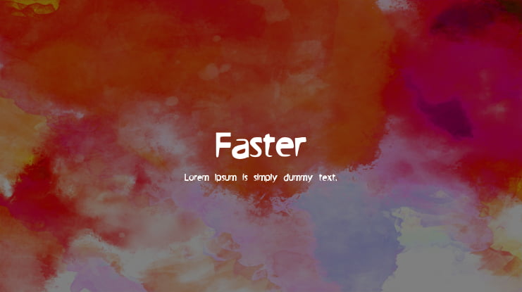 Faster Font