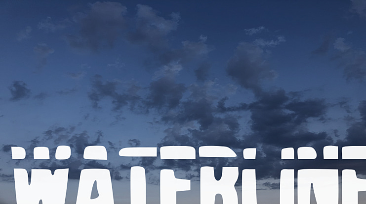 Waterline Font