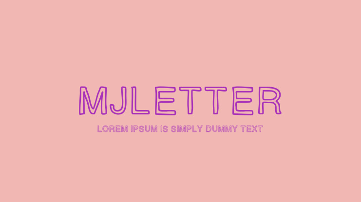MJletter Font Family