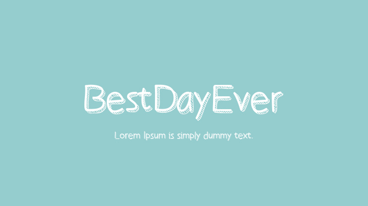 BestDayEver Font