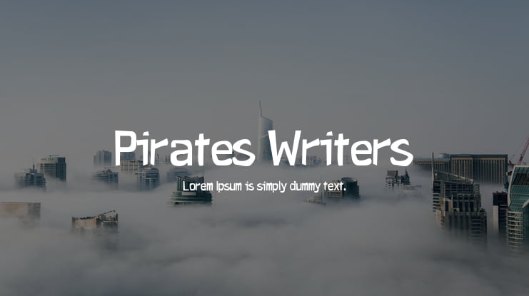 Pirates Writers Font