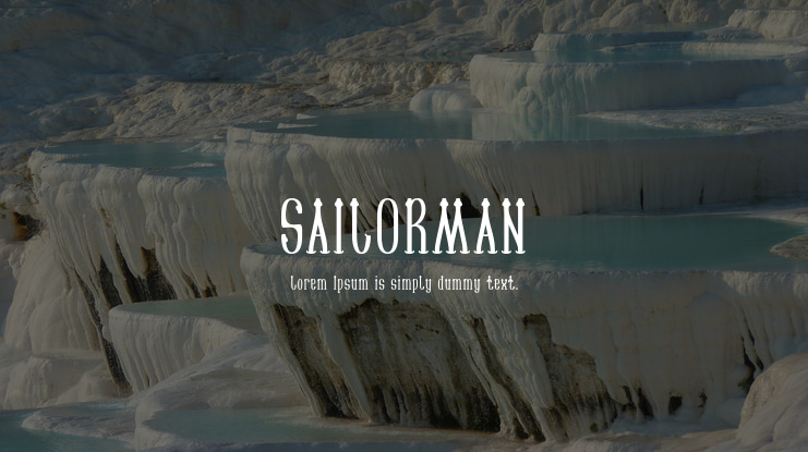 SAILORMAN Font Family