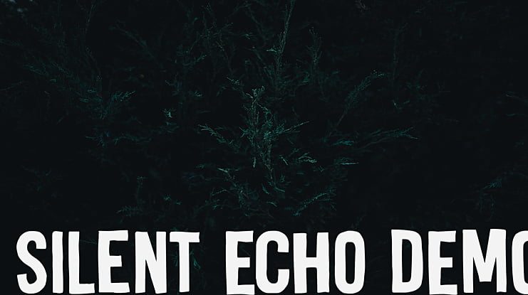 Silent Echo DEMO Font