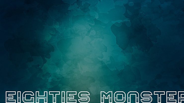 Eighties Monster Font