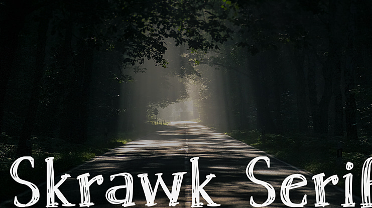 Skrawk Serif Font