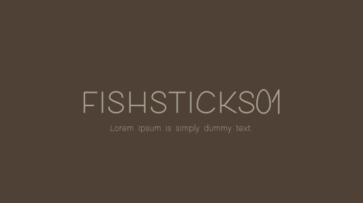 FISHSTICKS01 Font