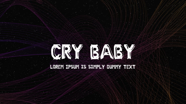 Cry_Baby Font
