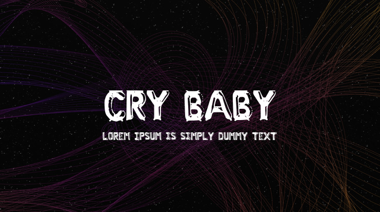 Cry_Baby Font